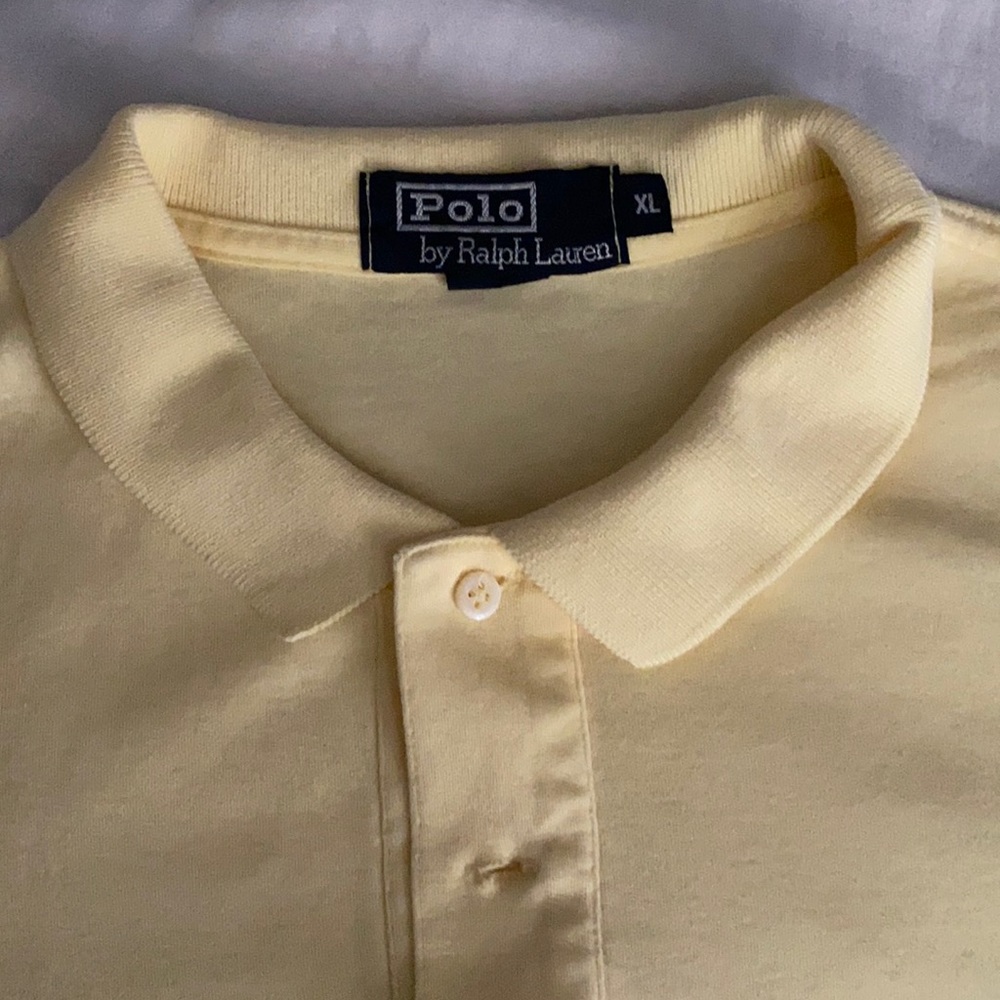 Polo Brand Men’s Light Yellow Knit Shirt